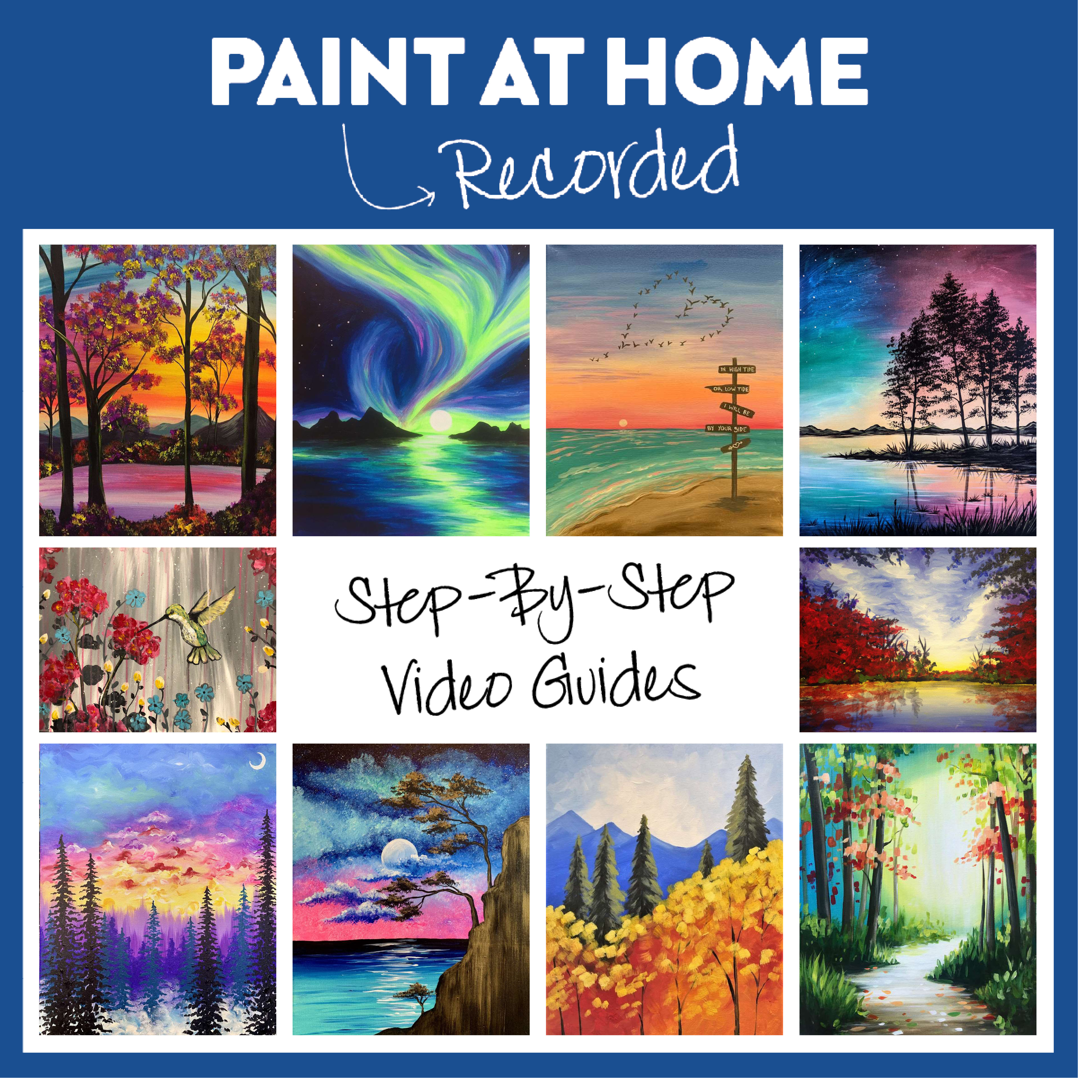 Paint at Home - 100s of choices - Video Included use code "June" for $5 off